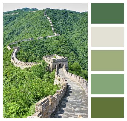 Historical Place Architecture Fortification Great Wall Of China China Beijing Image